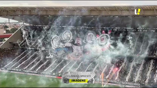 Festa da torcida e mosaico na Neo Química Arena