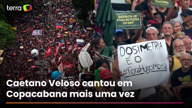 Ato contra o PL da Dosimetria reúne famosos no Rio de Janeiro