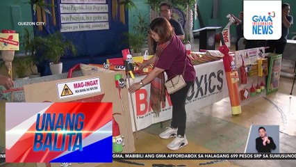 "Iwas-Paputok" campaign, inilunsad sa Payatas B Elementary School | Unang Balita