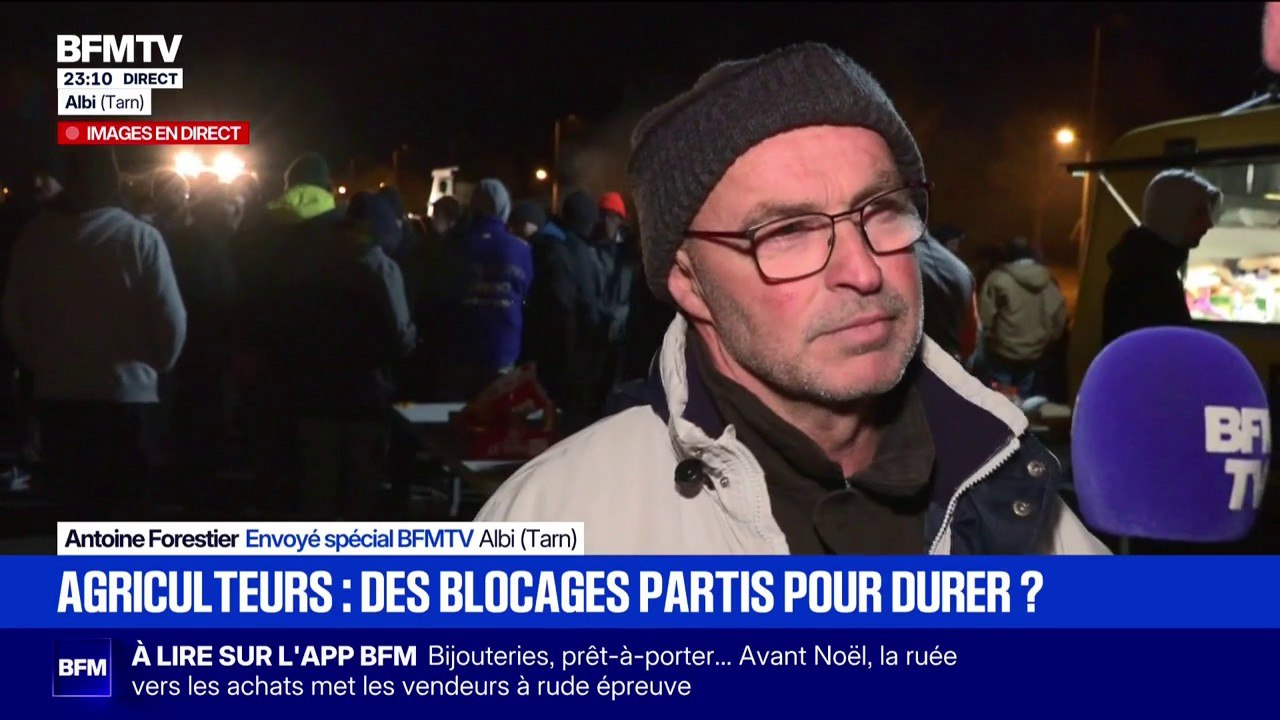 Colère agricole: le blocage de la rocade d'Albi dans le Tarn se poursuit pour la 2e nuit consécutive