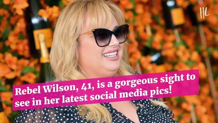 Rebel Wilson Stuns In Pink One-piece Swimsuit On The Beach: ‘Let’s Get Physical’