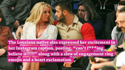 Britney Spears Engaged To Bf Sam Asghari & Gushes She ‘Can’t Believe It’