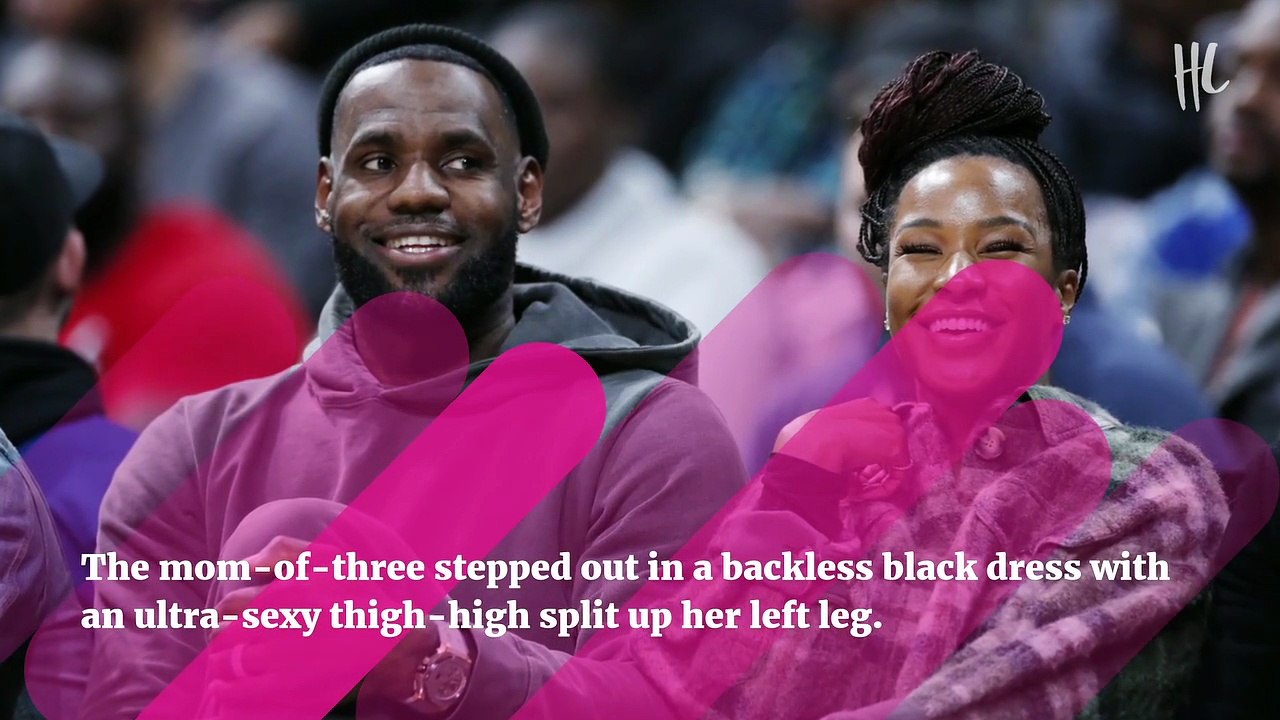 LeBron James' Wife Savannah Stuns In High Slit Dress As She Celebrates 35th Birthday