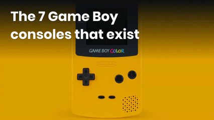 The 7 Game Boy consoles that exist