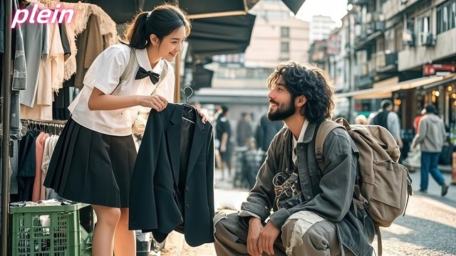 La serveuse bienveillante dépense tout son argent pour habiller un mendiant ; ignore qu'il est PDG！