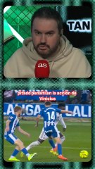 Rubén en Tangana: "Escandoloso que no se haya pitado el penalti a Vinicius"