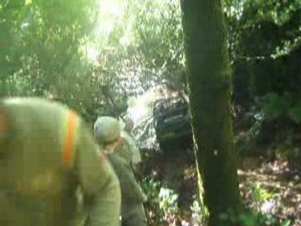 Ménéac "descente dans la mare aux canards"