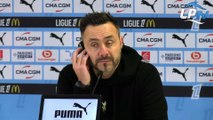 OM 1/0 Monaco - De Zerbi savoure la victoire mais reste exigeant