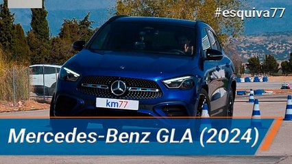 Mercedes-Benz GLA 250 e 2024 - Maniobra de esquiva  (moose test) y eslalon | km77.com