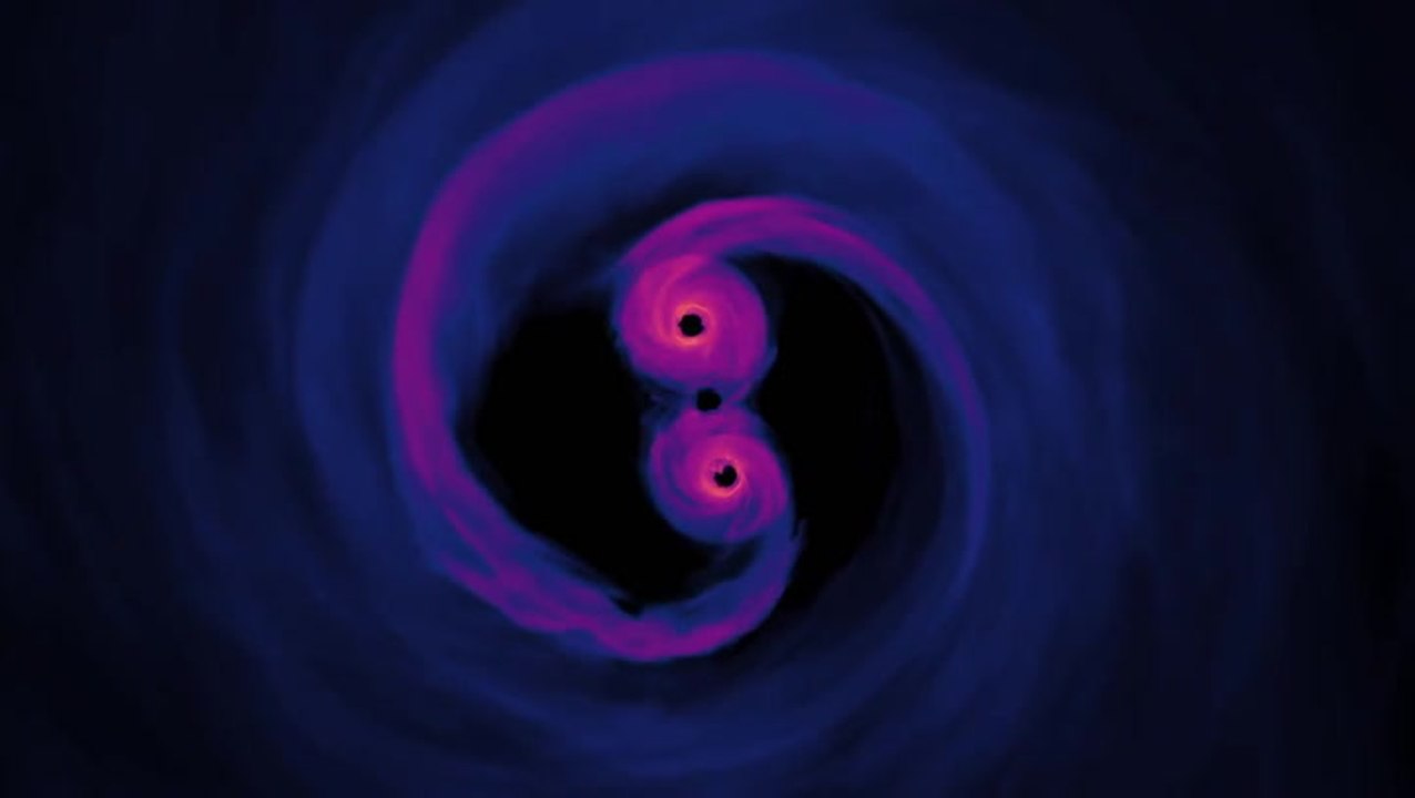 Mind-Altering Black Hole Merger Simulation Show...
