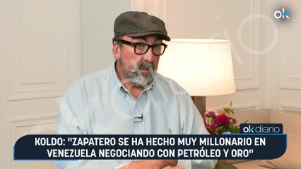Koldo: "Zapatero se ha hecho muy millonario en Venezuela negociando con petróleo y oro"