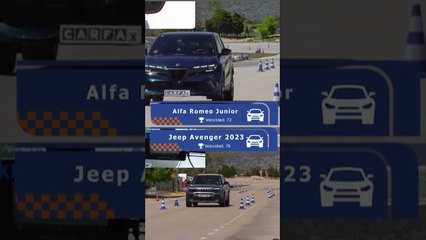 Comparativa en la prueba de esquiva: Jeep Avenger vs Alfa Romeo Junior 🏁