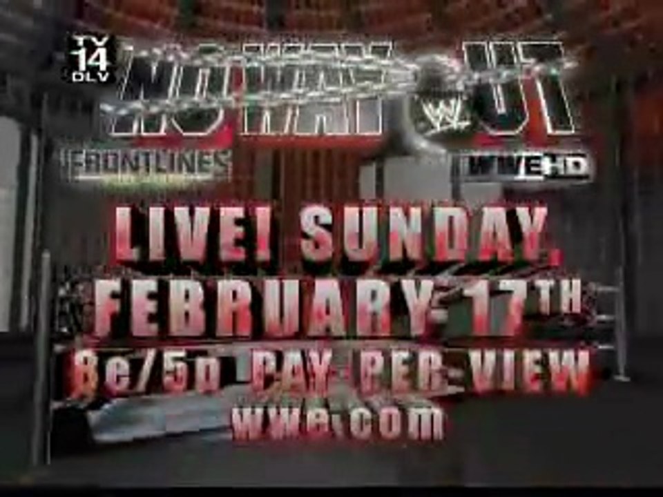 2 Elimination Chamber Matches | No Way Out 2008 - Commercial