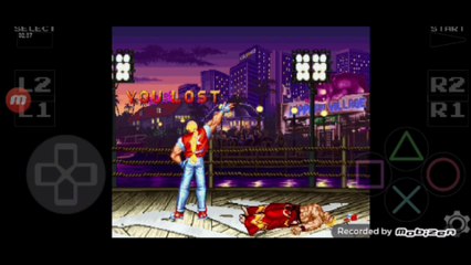 Real Bout Fatal Fury Geese Howard vs Terry Bogard Geese Howard é derrotado por Terry Bogard