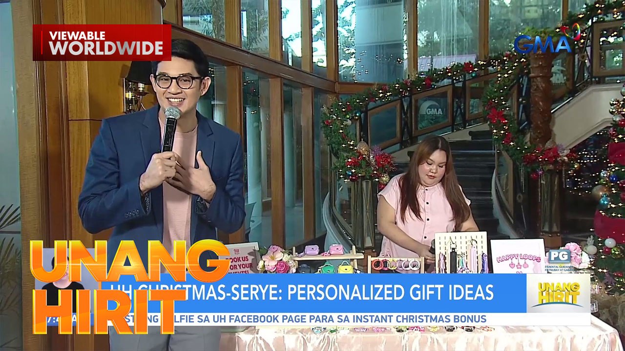 UH Christmas-Serye: Personalized Gift Ideas | Unang Hirit
