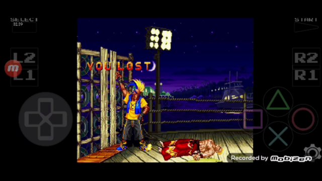 Real Bout Fatal Fury Geese Howard vs Duck King Geese Howard é derrotado por Duck King
