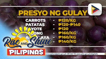 Alamin ang presyo ng ilang pangunahing bilihin ngayong araw; sibuyas, nananatili pa rin sa dati nitong presyo | ulat ni Vel Custodio