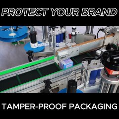 Secure Your Packaging! Automatic Box Corner Labeling Machine (4-Corner Tamper Proof)