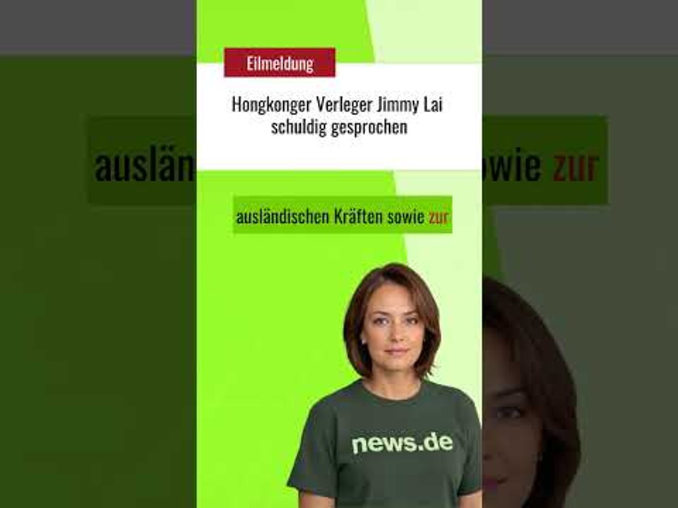 Hongkonger Verleger Jimmy Lai schuldig gesprochen