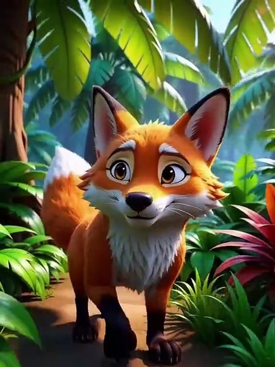 “The Clever Fox & Funny Bear 😂 | 3D Animated Jungle Comedy Story”