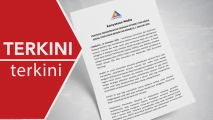 [TERKINI] Platform media sosial besar disifatkan berlesen bermula 2026