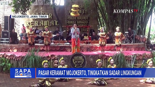 Gelaran Pasar Keramat Mojokerto, Tingkatkan Kesadaran Peduli Lingkungan | SAPA PAGI