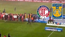 Toluca hace pasillo de honor a Tigres tras caer en el Nemesio Diez