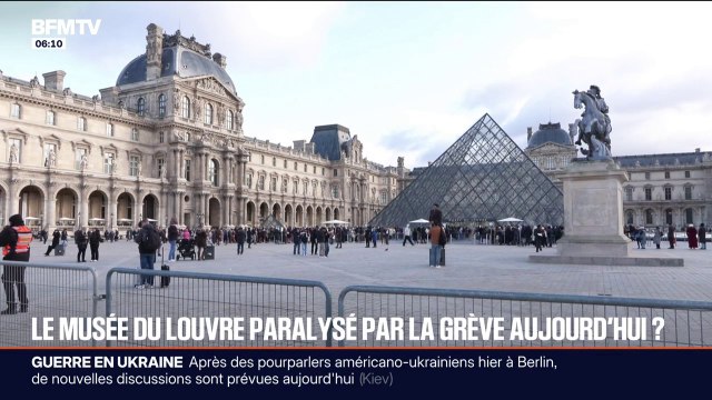 Le musée du Louvre pourrait être contraint de fermer ses portes ce lundi en raison d'une grève du personnel