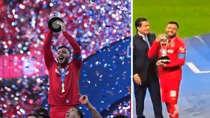 Alexis Vega levanta el trofeo del Apertura 2025 tras coronarse bicampeón con Toluca