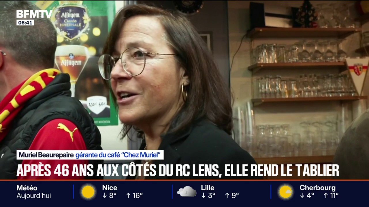 "Muriel on t'aime, Muriel on t'adore": après 46 ans à accueillir les supporters du RC Lens dans son établissement, Muriel s'apprête à prendre sa retraite