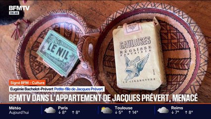 SIGNÉ BFM - BFMTV dans l'appartement de Jacques Prévert menacé par un projet d'expansion du Moulin Rouge
