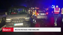 Bolu'da feci kaza: 9 kişi yaralandı