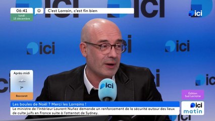 Première intervention de Jérome Prod'homme dans la matinale filmée d'ICI Lorraine