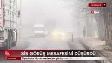 Diyarbakır'da sis görüş mesafesini düşürdü
