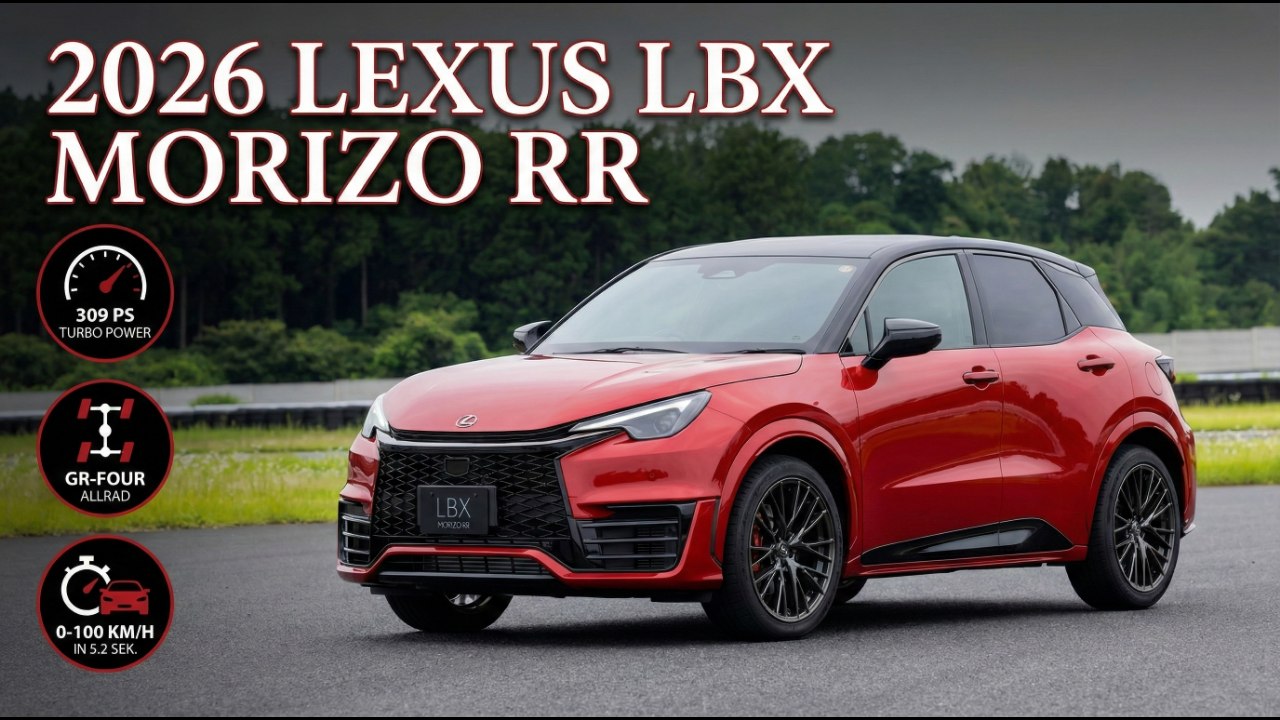 GR Yaris & GR Corolla Technik im 2026 Lexus LBX Morizo RR