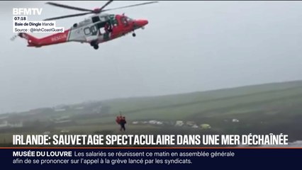 Irlande: un bateau de pêche s'échoue, l'équipage sauvé par hélicoptère