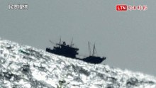 中國漁船再度越界 連江艦水砲驅離鐵殼船南北流竄