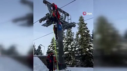 Uludağ’daki tatbikat gerçeği aratmadı