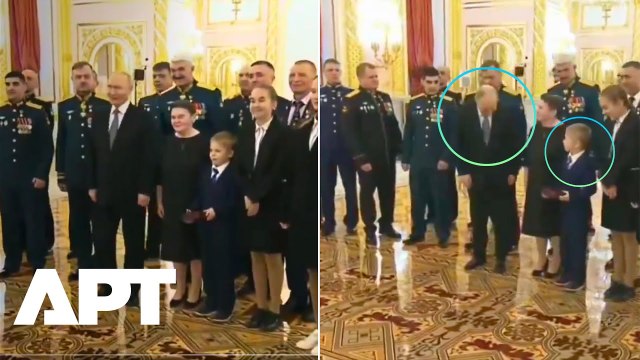 Adorable Moment! Boy Tells Putin Be Healthy During Kremlin Ceremony | APT