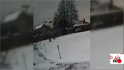 Rusya’da faciaya ait görüntüler ortaya çıktı: Nakliye uçağı böyle düştü