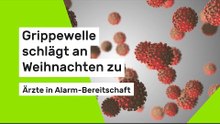 Grippewelle schlägt an Weihnachten zu - Ärzte in Alarm-Bereitschaft