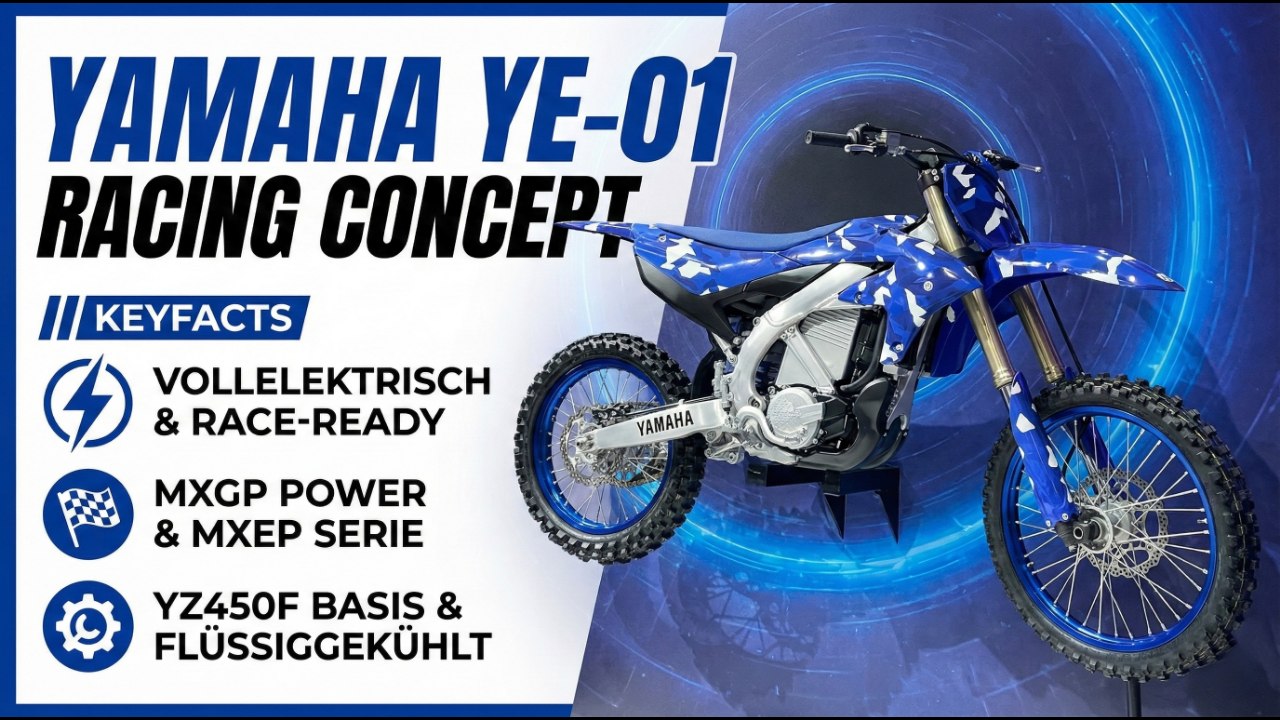 MXGP trifft Strom: Yamaha YE-01 Racing Concept im Check