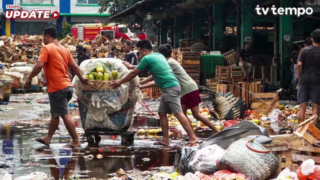 Kerugian Kebakaran Pasar Induk Kramat Jati Ditaksir Rp 10 M