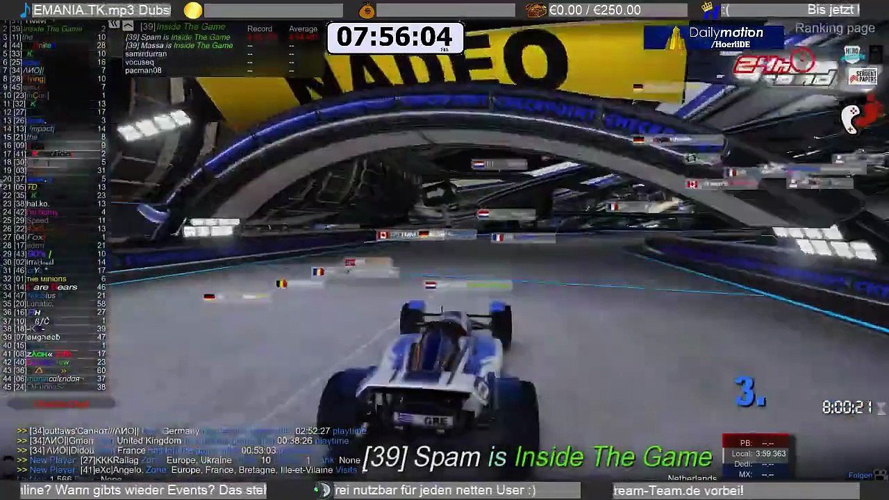 Trackmania 2; dde 24h road (2015) (part 2) - super-schnitt