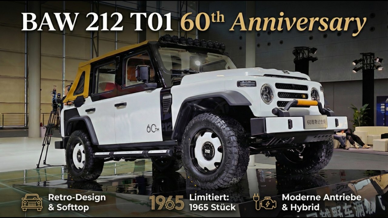 BAW 212 T01 60th Anniversary Edition: 1965 Stück, Retro pur