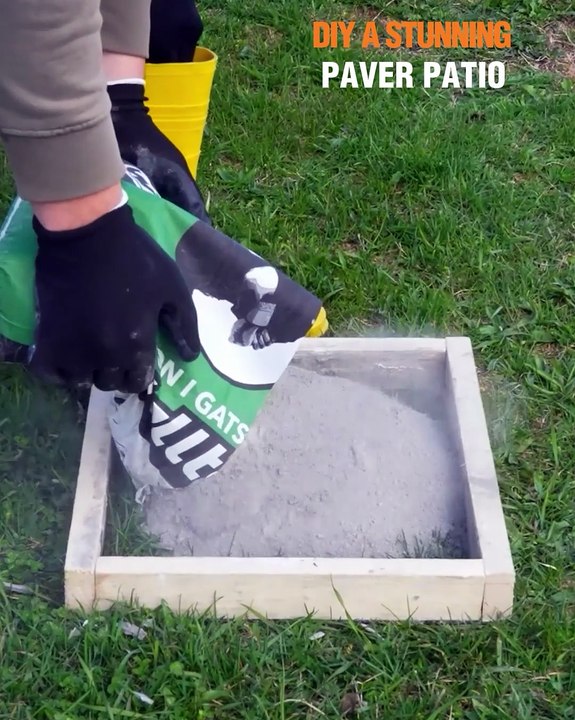 Craft a paver patio for summer gatherings!