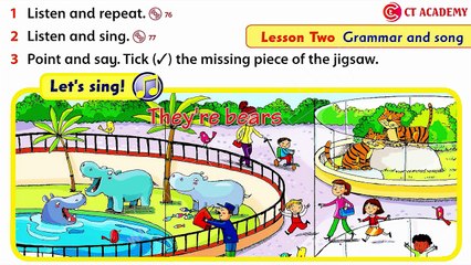 FAMILY AND FRIENDS STARTER - UNIT 6: THEY'RE BEARS