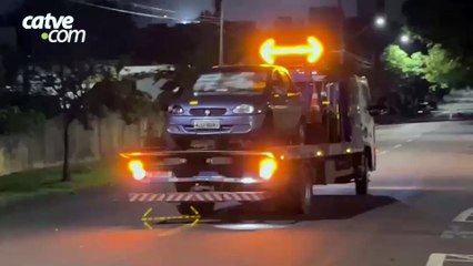 Tentativa de roubo termina em perseguição na madrugada desta segunda-feira em Cascavel