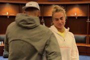 El choque de Kyrgios y Sabalenka antes de su batalla de los sexos