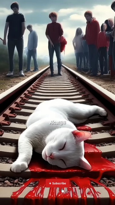 cat rode accident 😓😓😓